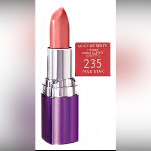 Rimmel Moisture Renew Lipstick -SPF 18 -PINK STAR #235 NEW Unsealed HTF Rare